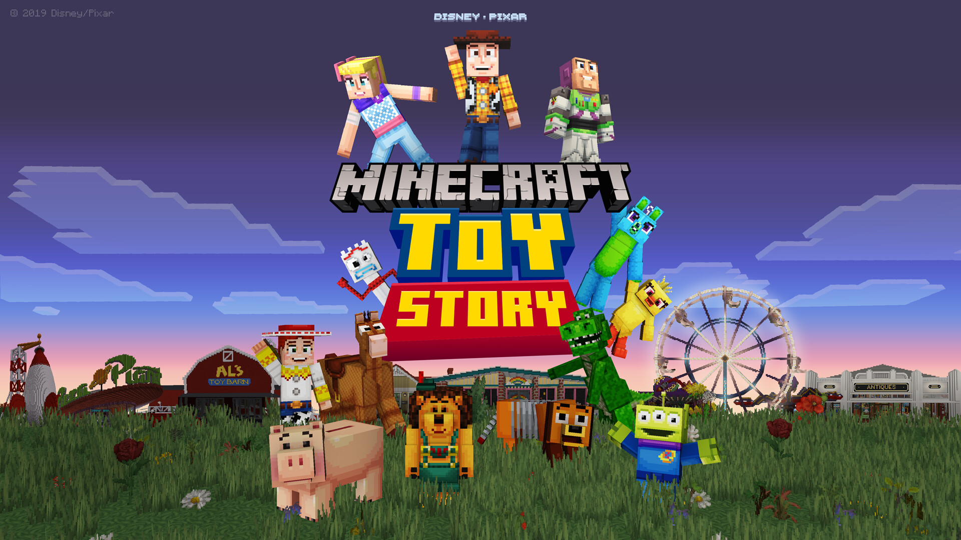 Minecraft Toy Story Mash-up
