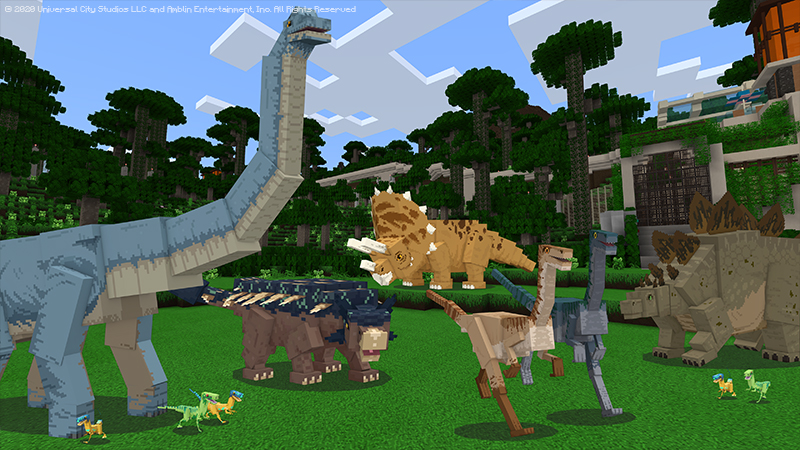 Скриншот Minecraft - Jurassic World 