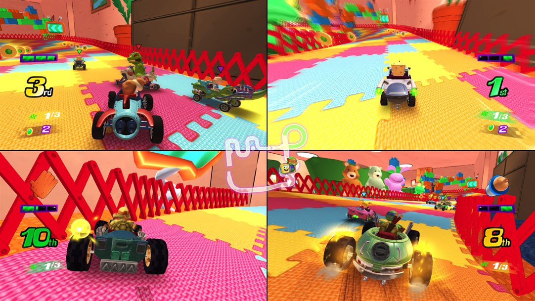 Скриншот  Nickelodeon: Kart Racers