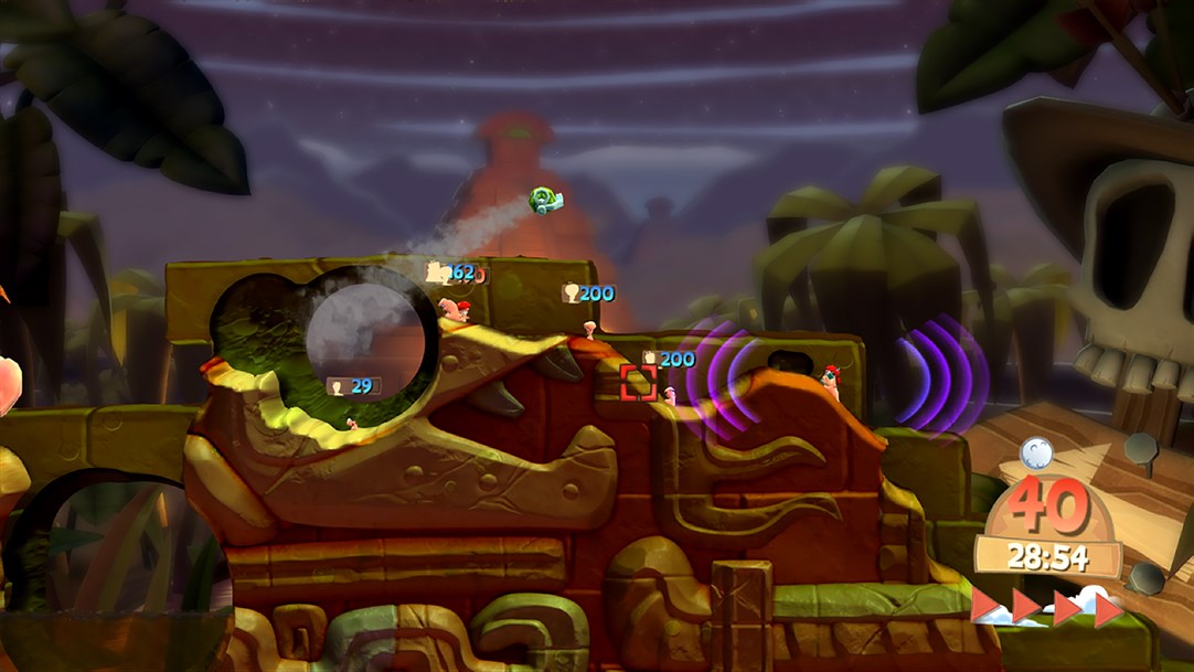 Скриншот Worms Battlegrounds 