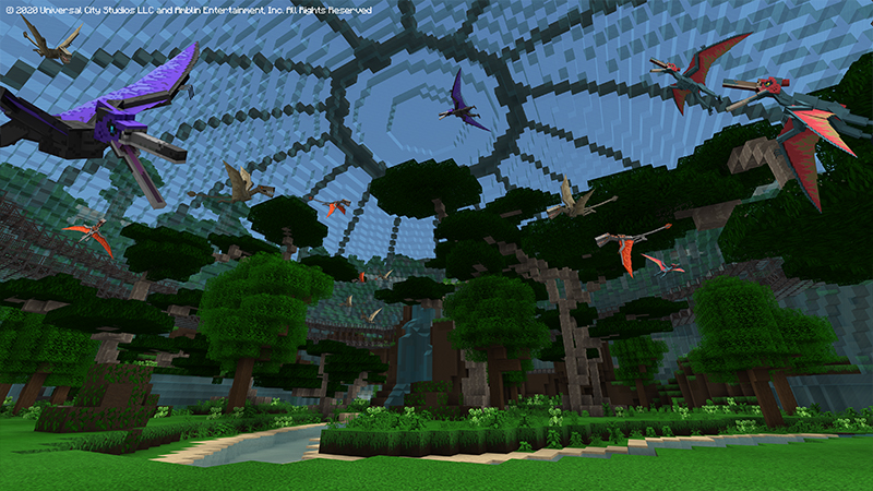 Скриншот Minecraft Jurassic World 