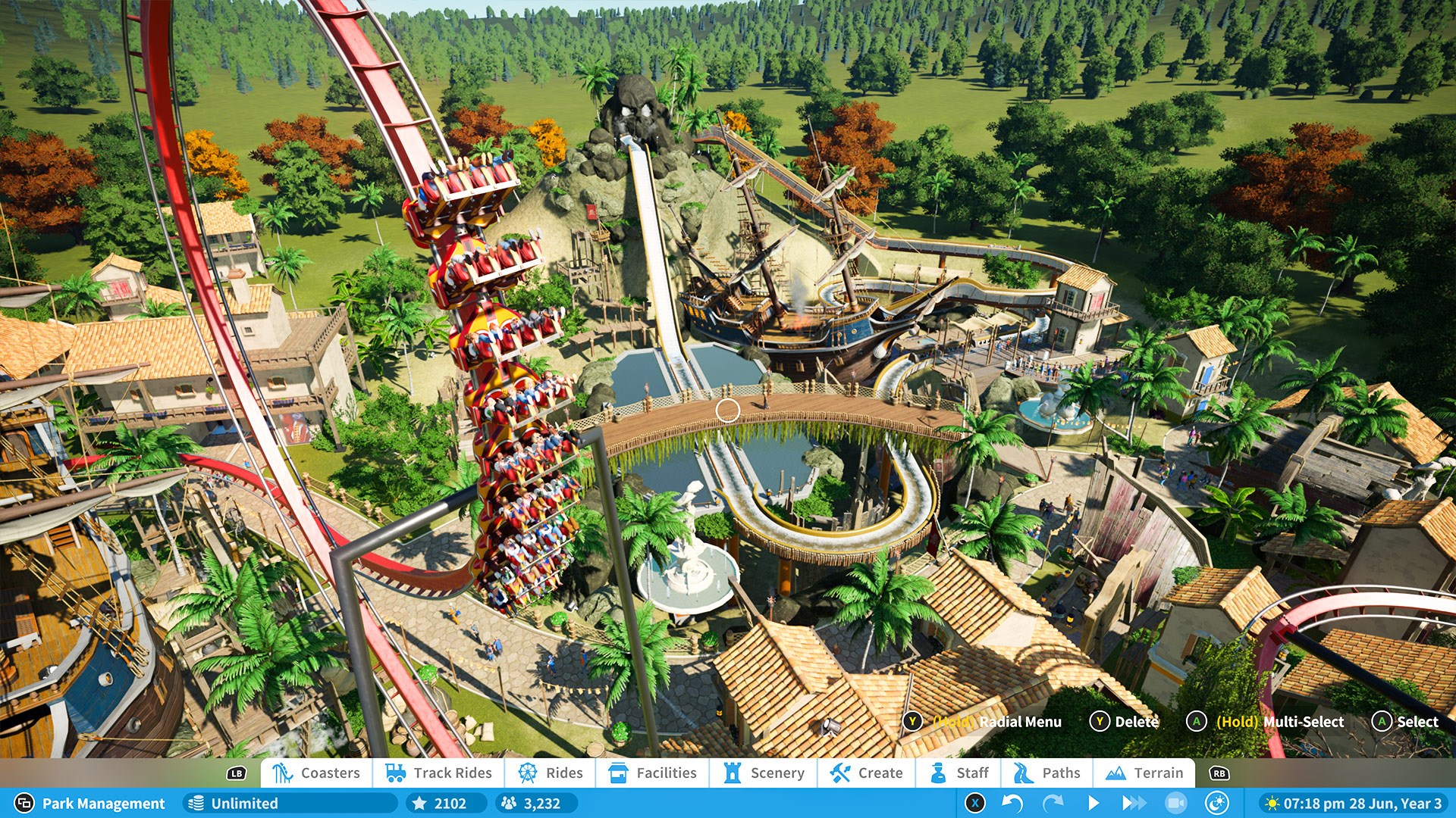 Скриншот Planet Coaster: Console Edition 