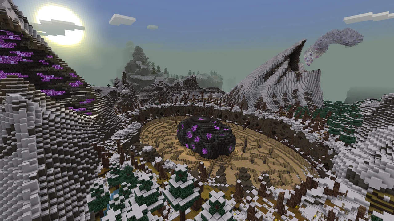 Скриншот Minecraft Ice Age 