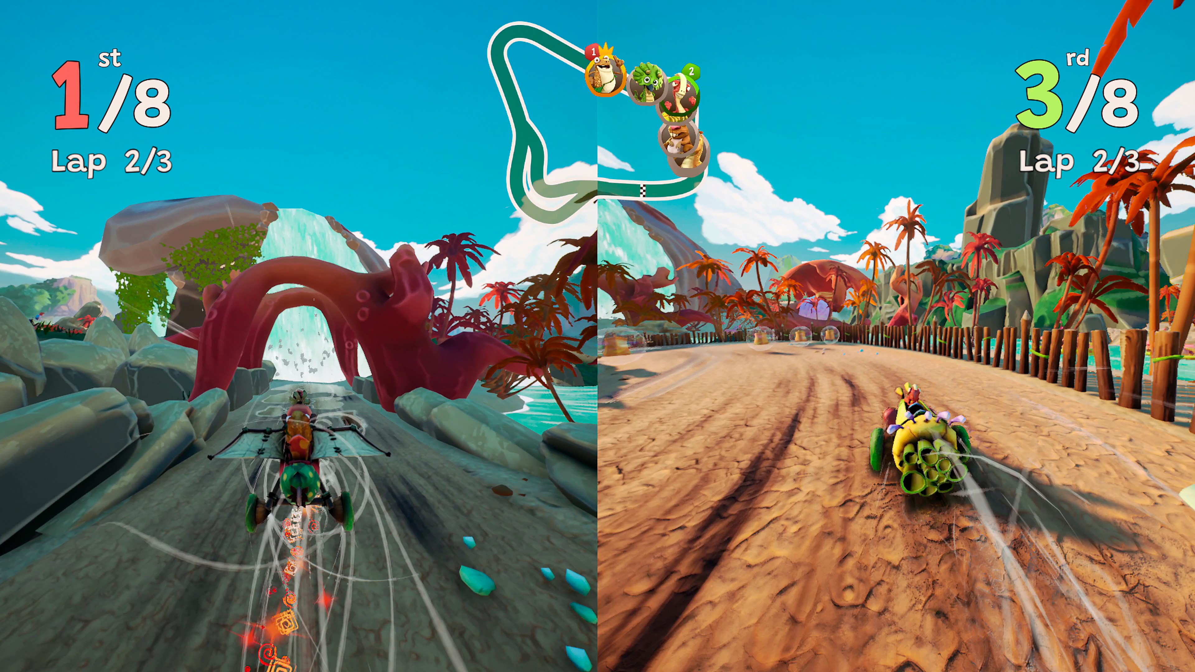 Скриншот Gigantosaurus: Dino Kart 