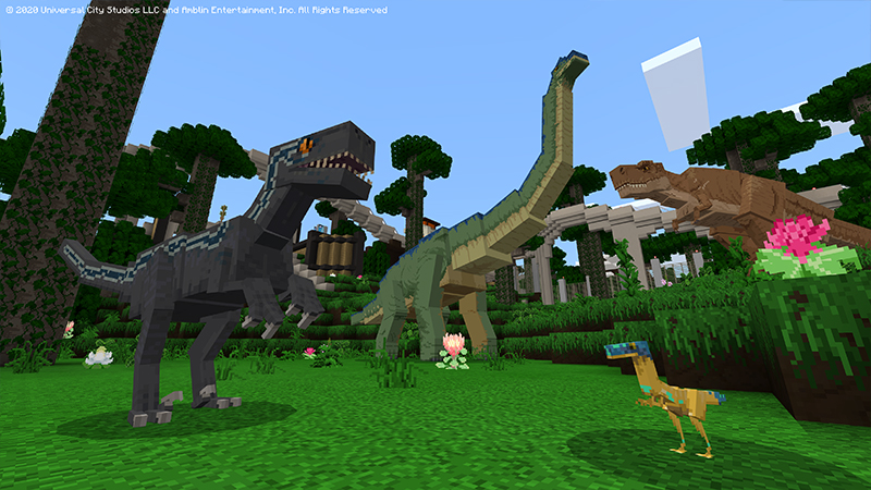 Скриншот Minecraft Jurassic World 