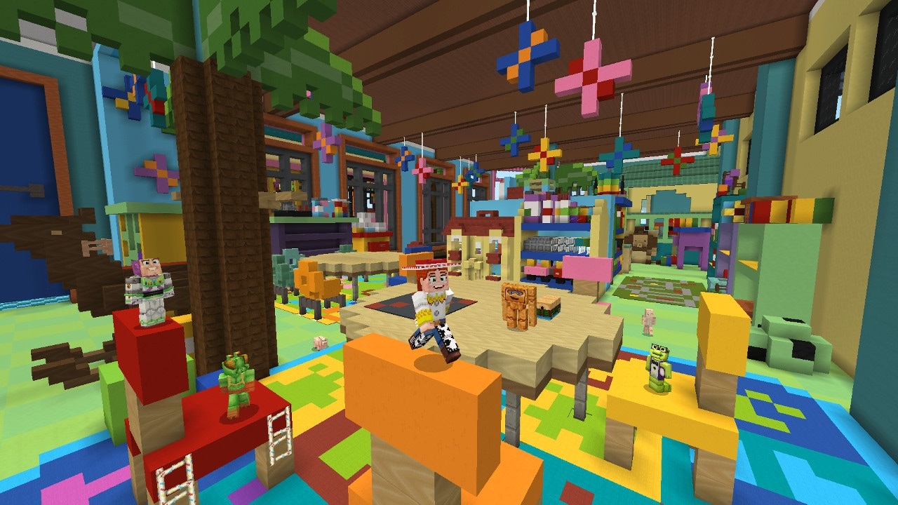 Скриншот Minecraft - История игрушек Мешуп