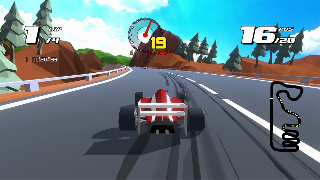 Скриншот Formula Retro Racing 