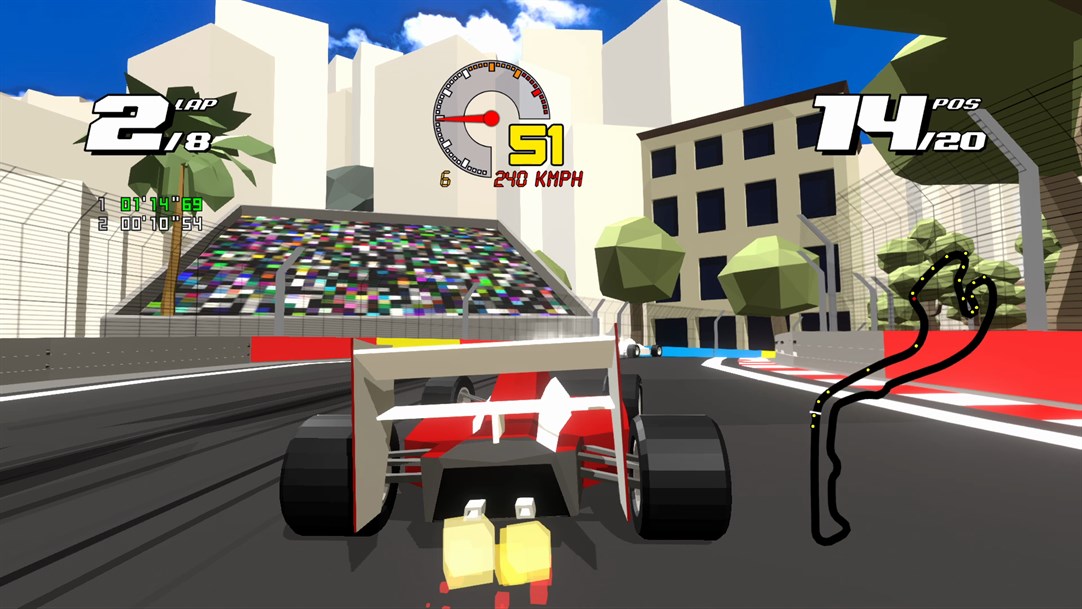 Скриншот Formula Retro Racing 