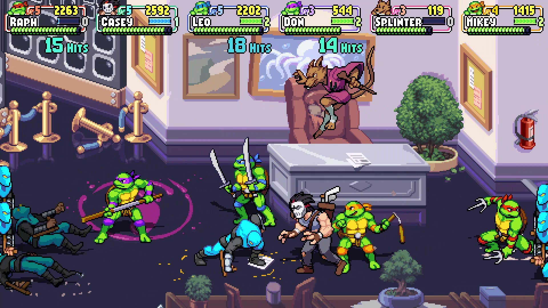 Скриншот Teenage Mutant Ninja Turtles Shredder`s Revenge 